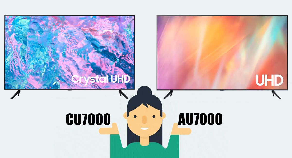 مقایسه تلویزیون سامسونگ CU7000 با AU7000