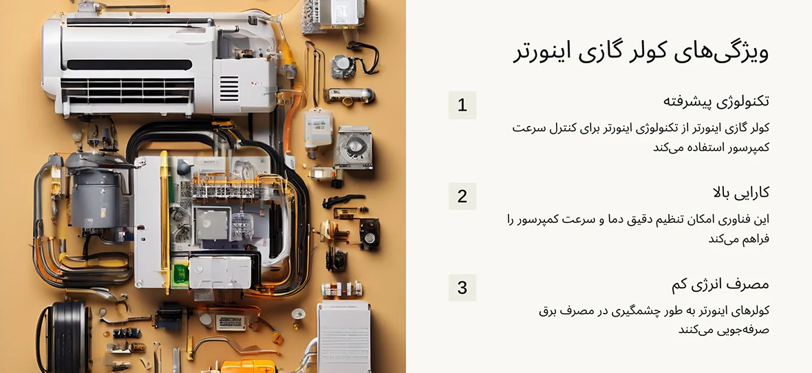 ویژگی های کولر گازی اینورتر