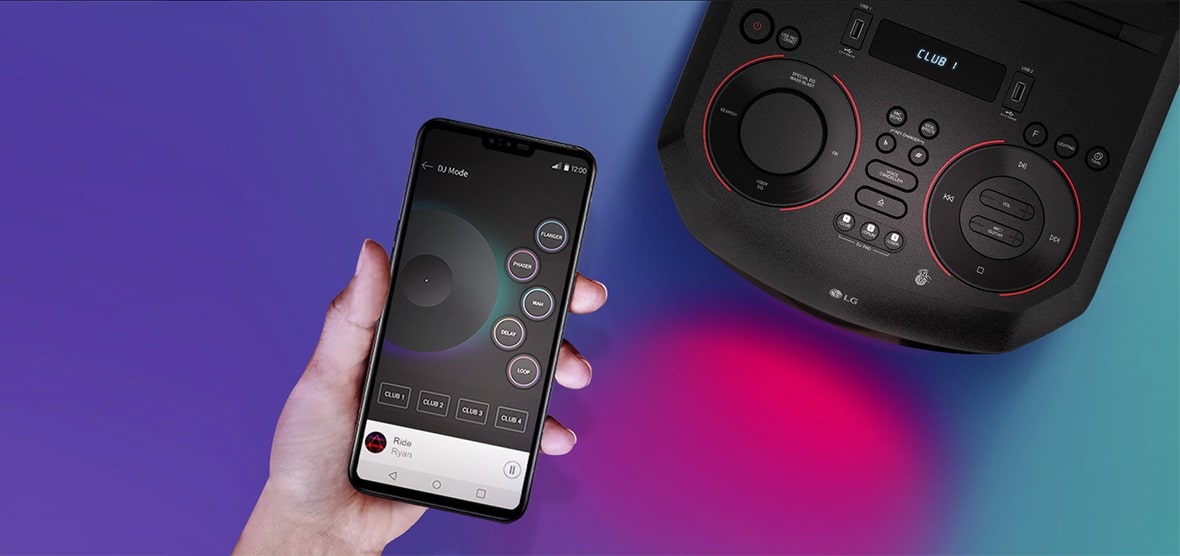 سیستم صوتی ON7 با پشتیبانی عملکردهای DJ